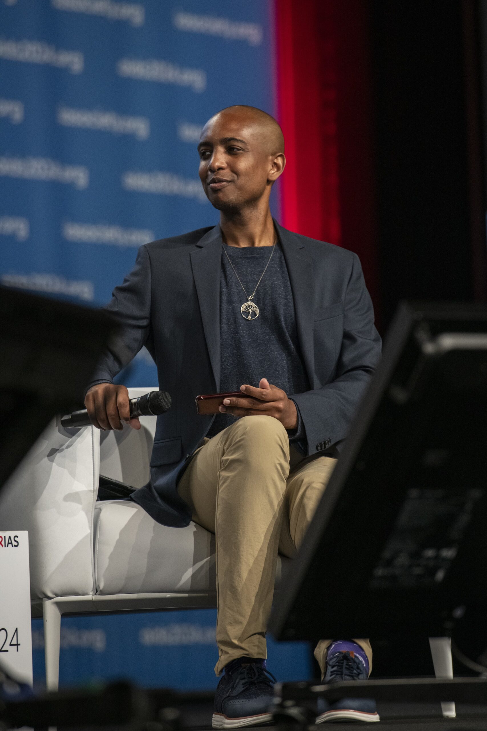 Juan Michael Porter II at the AIDS 2024 Conference.
(Picture credits: Steve Forrest/ IAS)